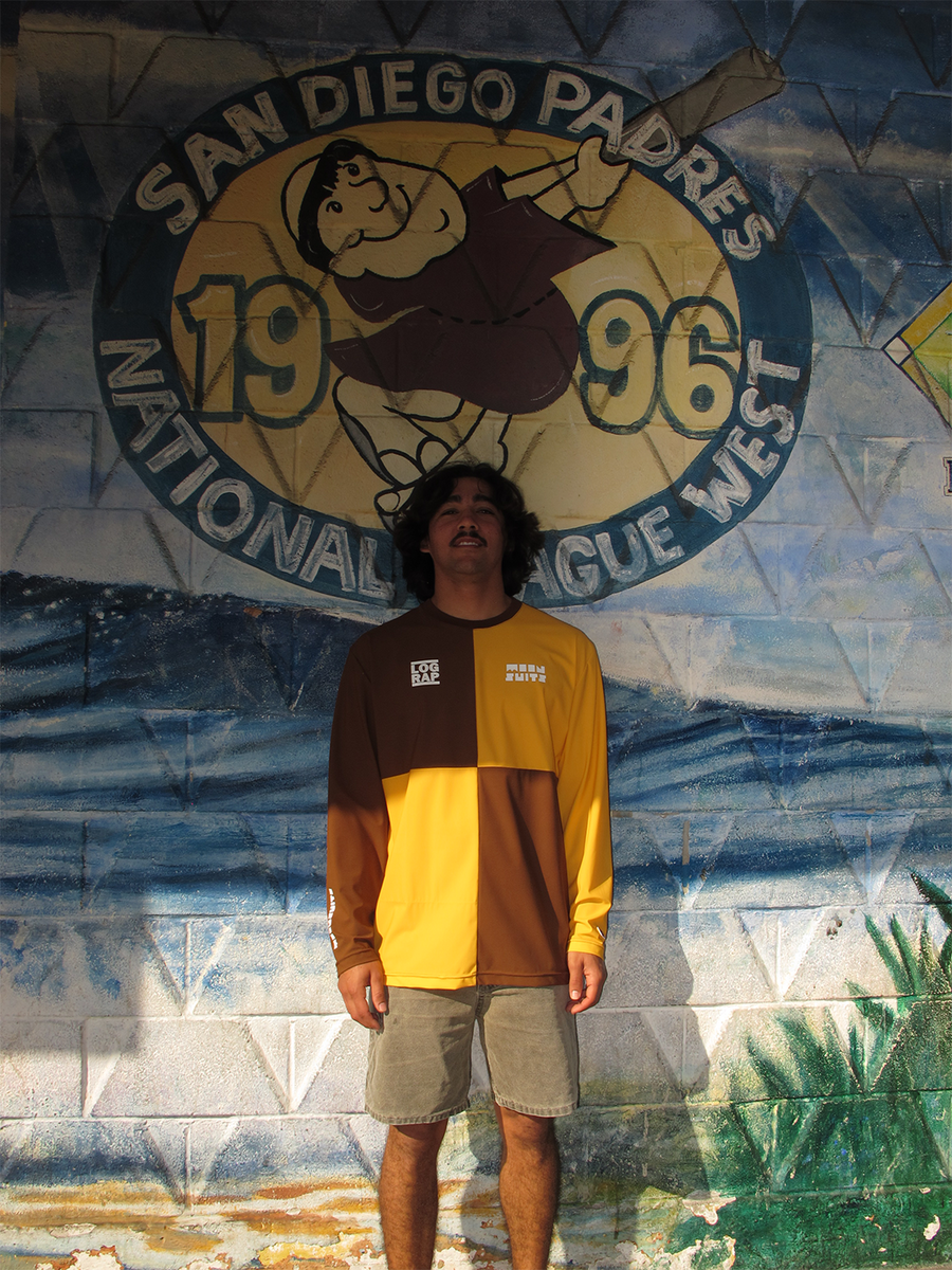 Log Rap Moon Longsleeve UV Tee (Yellow/Brown)