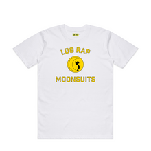 Load image into Gallery viewer, Log Rap Moon Tee WHITE
