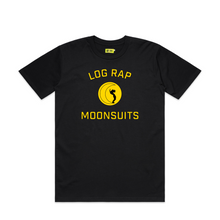 Load image into Gallery viewer, Log Rap Moon Tee BLACK
