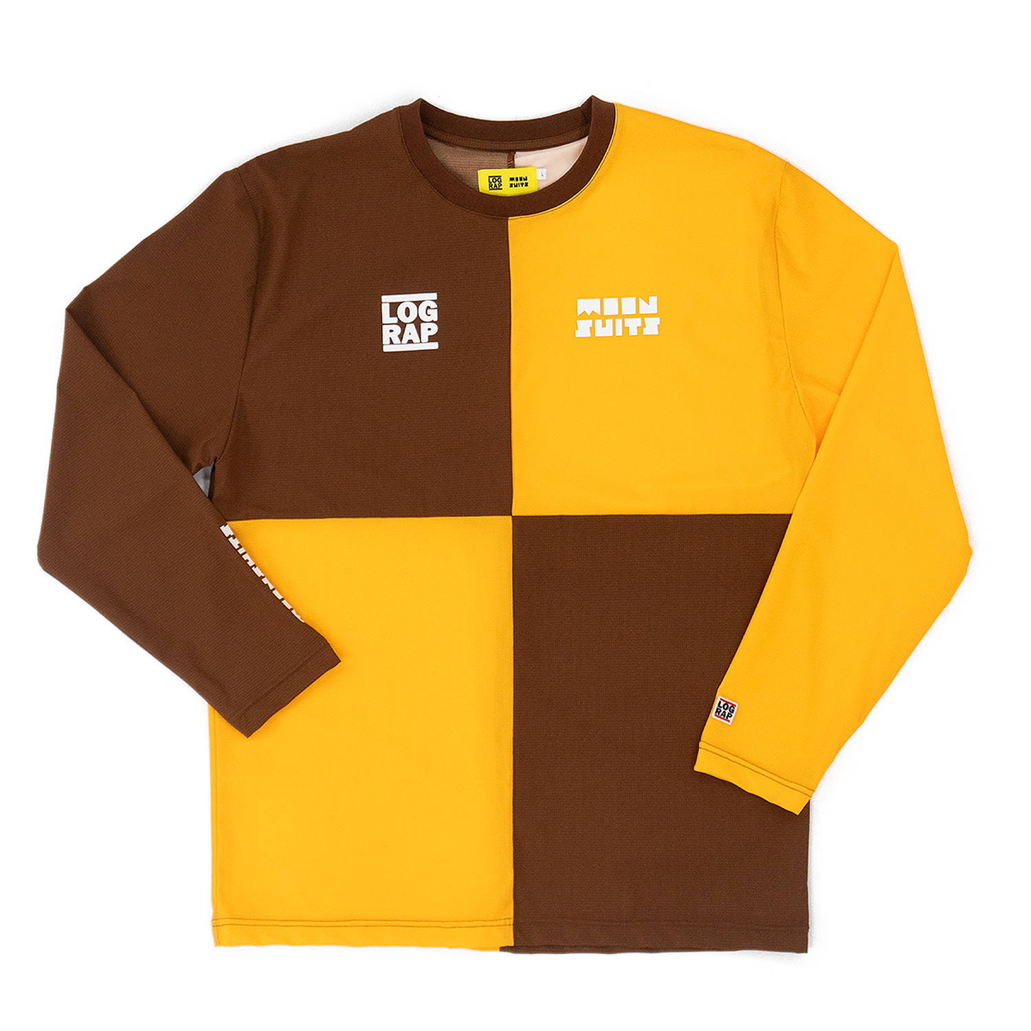 Log Rap Moon Longsleeve UV Tee (Yellow/Brown)